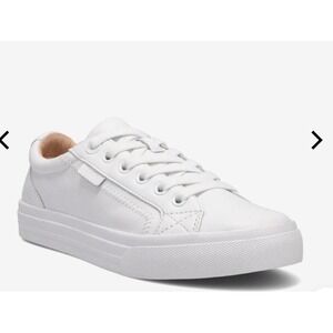 Taos Women's Plim Soul Lux White Size 7 Sneaker Leather